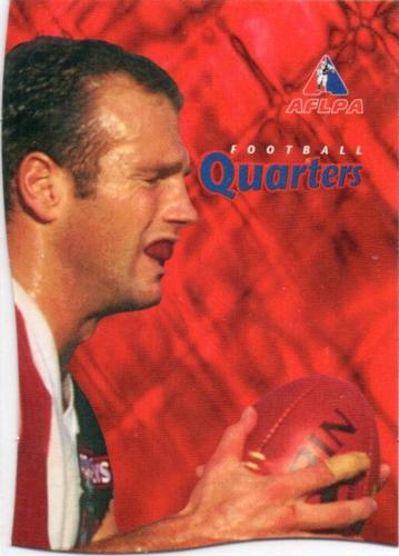 1995 Bewick Enterprises AFLPA Football Quarters Series Two #61 Stewart Loewe Front